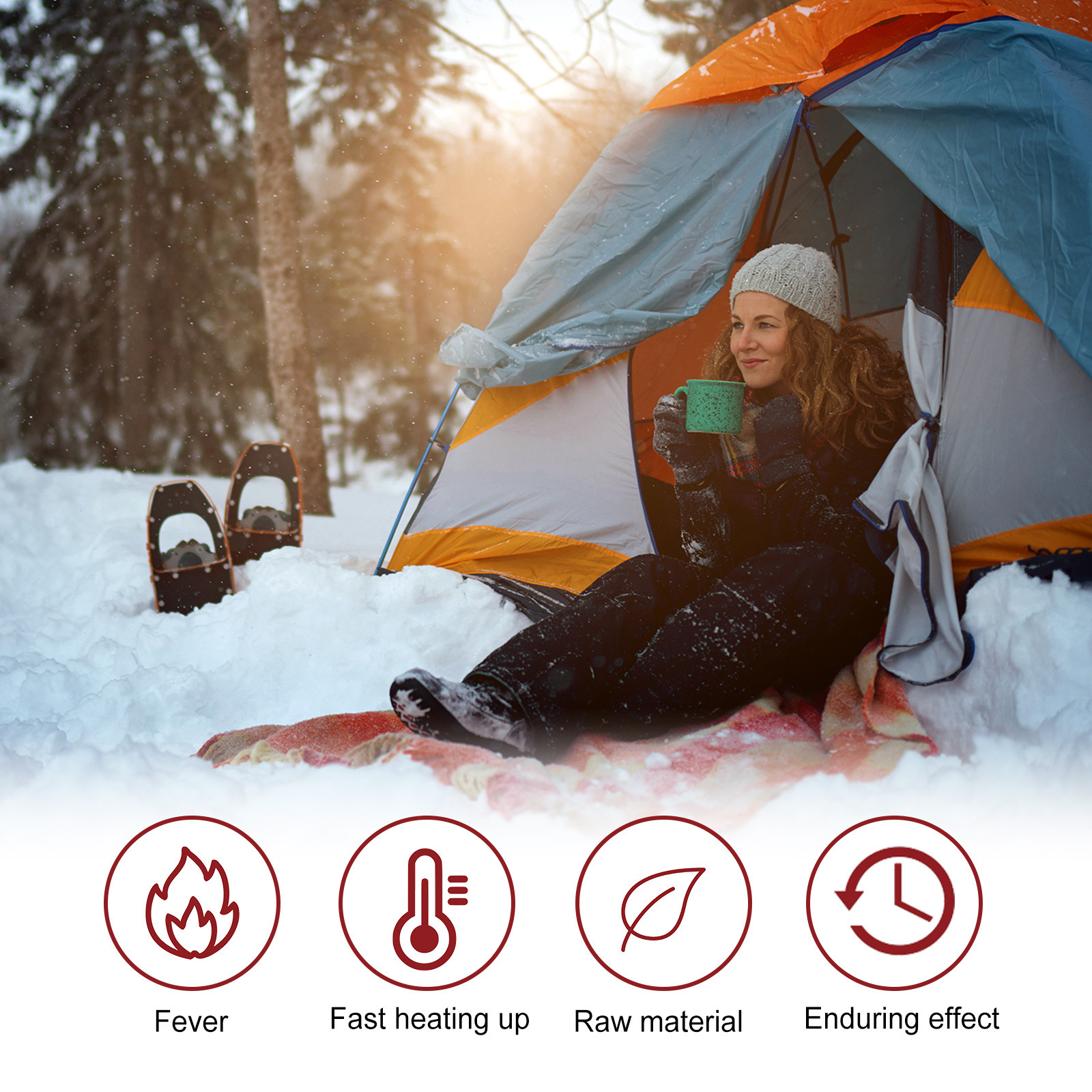 OUHOE body hand warmer winter home outdoor disposable heating cold repellent warm body warmer baby stickers_voghion.com