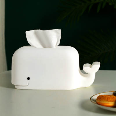 Creative Silicone Tissue Box Desktop Mobile Phone Stand Cute Cartoon Living Room Bedroom Children's Anti-fall Household Paper Box