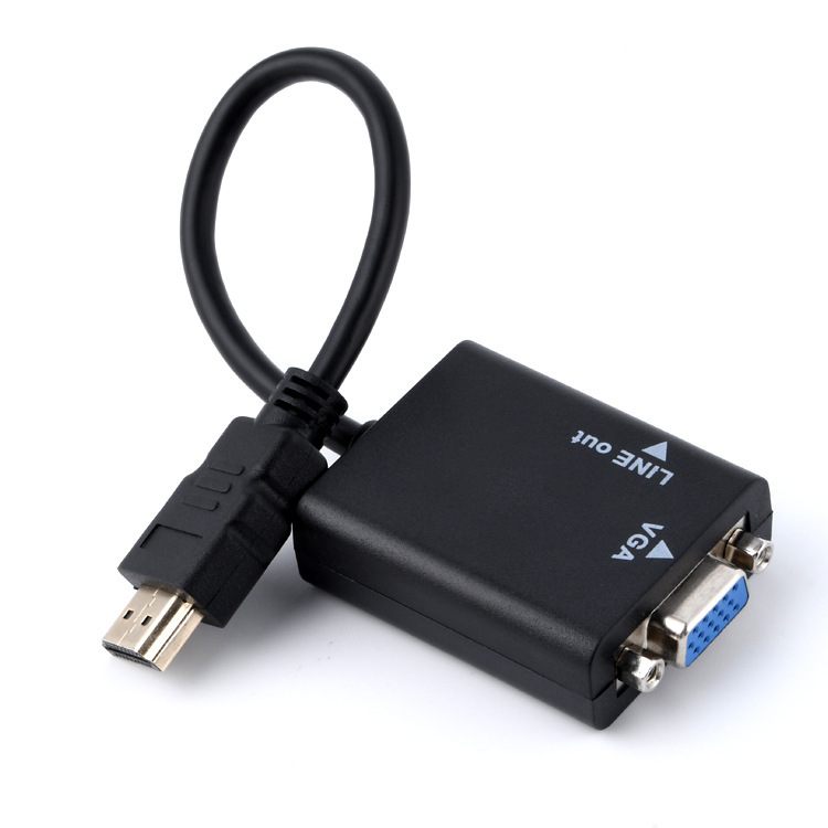 高解像度 Hdmi Vga アダプタケーブルコンバータセットトップボックスコンピュータモニターテレビデジタル表示画面|undefined