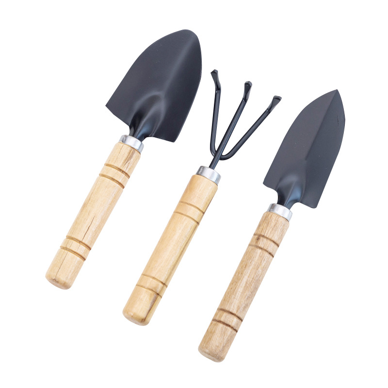 Gardening tools three-piece mini garden tools multi-function shovel rake shovel household plant pine shovel