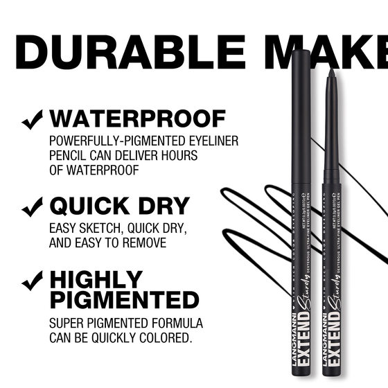 LANGMANNI new 12-color single eyeliner glue pen cross-border for full hosting temu rotating eyeliner pen