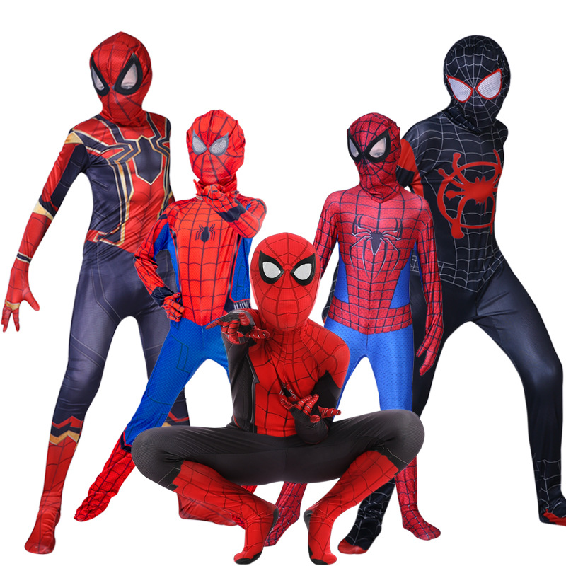 Spider-Man Leotard Jumpsuit Myers cos Expedition Kids Anime cosplay Costume