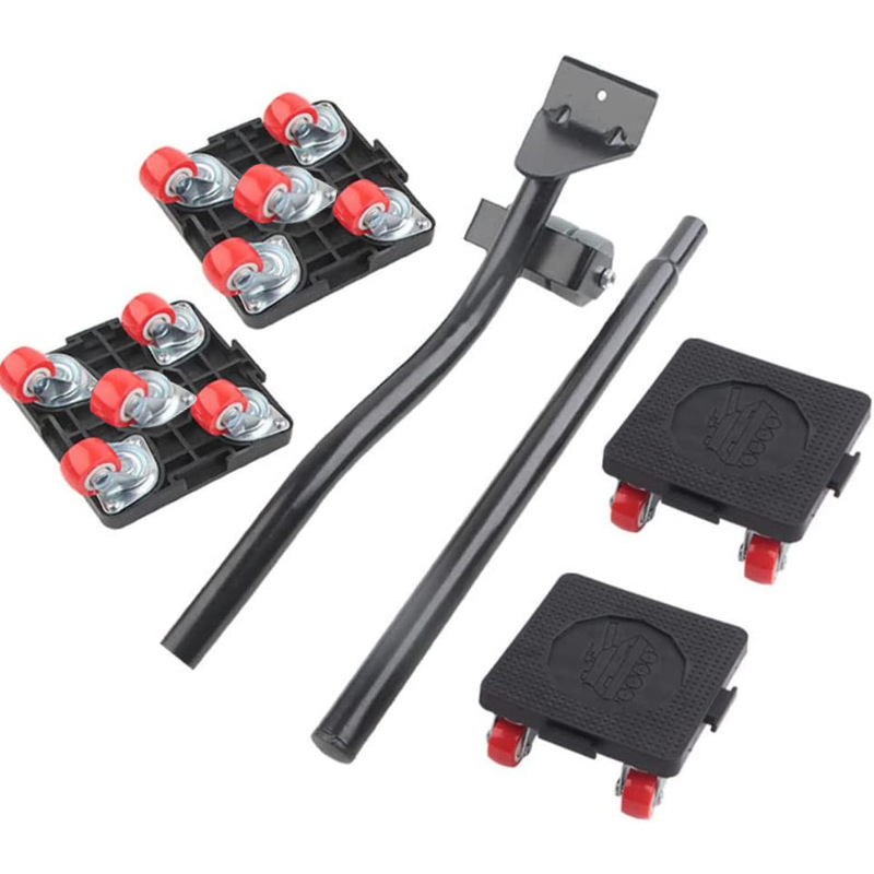 Moving tools 5-piece set 5-wheel moving device suit moving new weight moving device household furniture moving device
