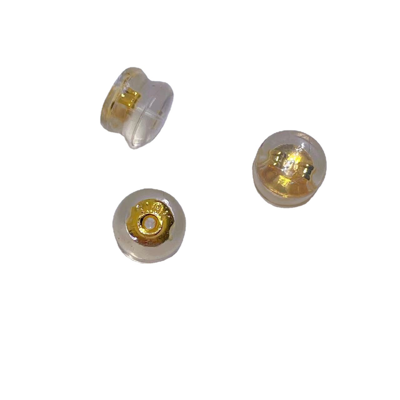 Silicone Gold Bag Large Hamburg Ear Plug diy Earrings Accessories Transparent Ear Forced Copper Plated 14K Pearl Earrings Earrings Earrings Stud Plug