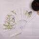 White rod green makeup