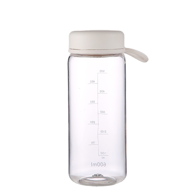 Small Fresh Plastic Cup Female Student Portable Water Cup Men's Summer Outdoor Tea-making Transparent Water Cup with Strainer