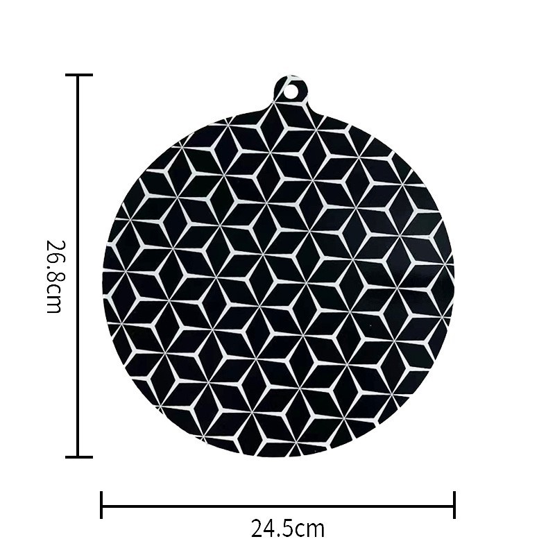 Factory Direct Supply Household Oil Block Mat Kitchen Heat Insulation Placemat Silicone Cleaning Mat Induction Cooker Protection Mat