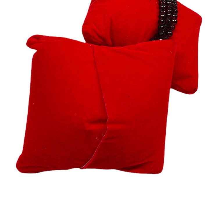 Ice velvet watch box watch small pillow flannel spot bracelet watch display stand jewelry props wholesale