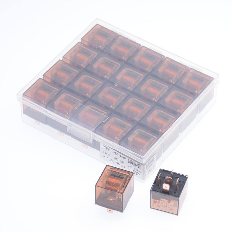 100A automotive relay with indicator light high current 100a relay waterproof with indicator light relay