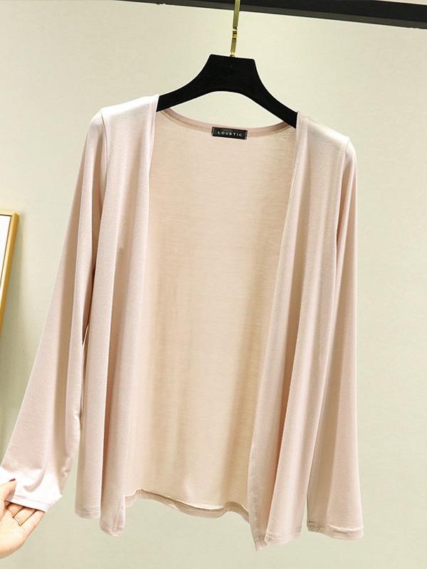 Summer Sunscreen Clothing Women's Modal Coat 2023 New Outfit Western Style Beach Breathable UV-proof Shoulder Cardigan
