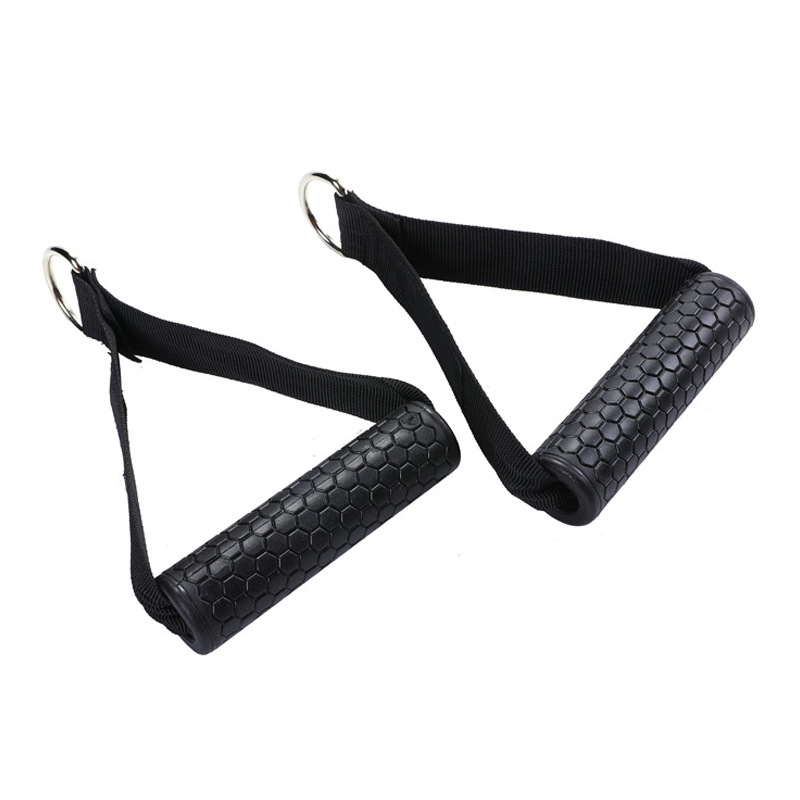 Pull rope suit accessories handle fitness pull belt handle yoga elastic belt handle gymnastics honeycomb grip