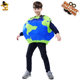 Children's Funny Carnival Party Costume Stage Costume Performance Costume Halloween Costume Children's Parody Earth Games Sponge