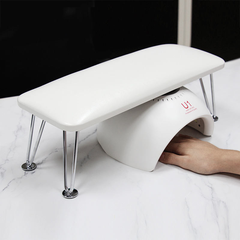 Cross-border supply of microfiber fabric footstool phototherapy machine vacuum cleaner vertical large hand pillow nail art hand pillow