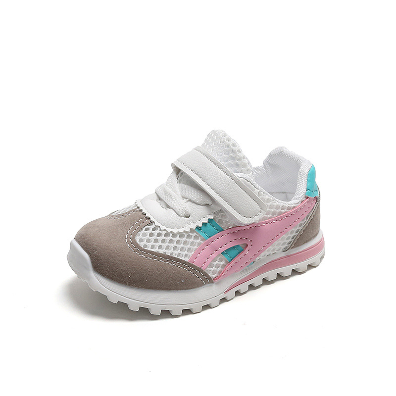 Girls White Shoes Breathable 2024 Summer New Children's Shoes Men's Mesh Skate Shoes for Girls Boys Sneakers