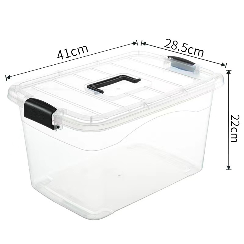 Transparent wide handle 18L(41*28.5*22cm)