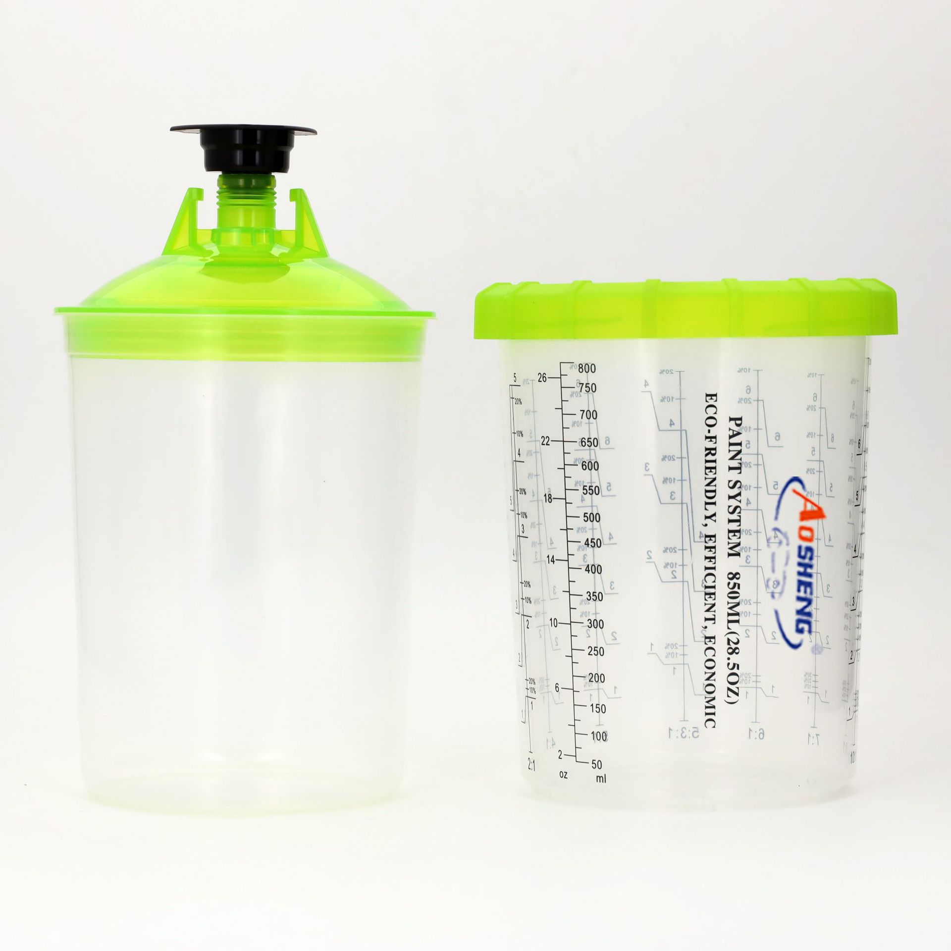 Supply disposable spray gun pot disposable plastic paint pot furniture crafts paint pot disposable spray gun pot