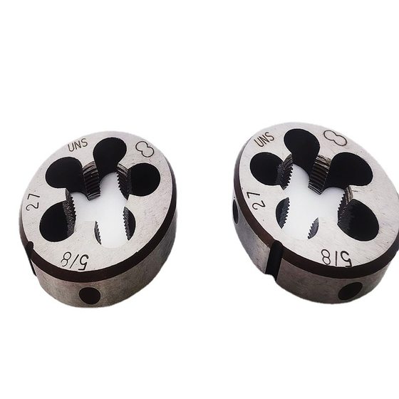 Two-ring US round die UNC alloy tool steel hand die 6-32 3/16 3/8 1/2 3/4 manufacturer