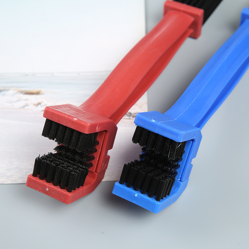 Supply three-sided chain cleaning brush bicycle chain brush motorcycle chain bristles brushing plate cleaning large brush