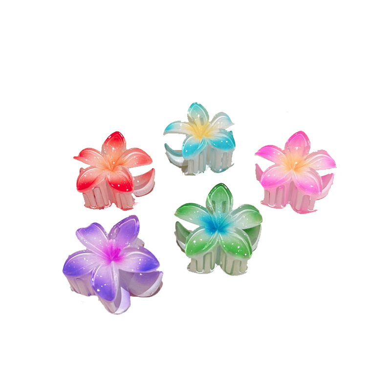 Candy-colored egg flower hair clip female Net red super fairy small size updo hair clip temperament shark clip hair clip headdress wholesale_voghion.com