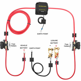 Car Intelligent Dual battery isolator suit 3 M 6 M Battery isolator 12V140A relay VSR suit