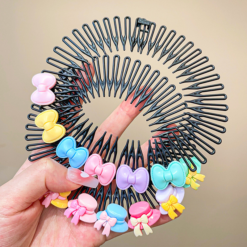 Haar brechendes Artefakt, unsichtbare Haarnadel, Hinterkopf-Stirnband, nahtloser Haarkamm, Stecker, Pony, faules Modellierwerkzeug, Haarflecht-Kopfschmuck_voghion.com