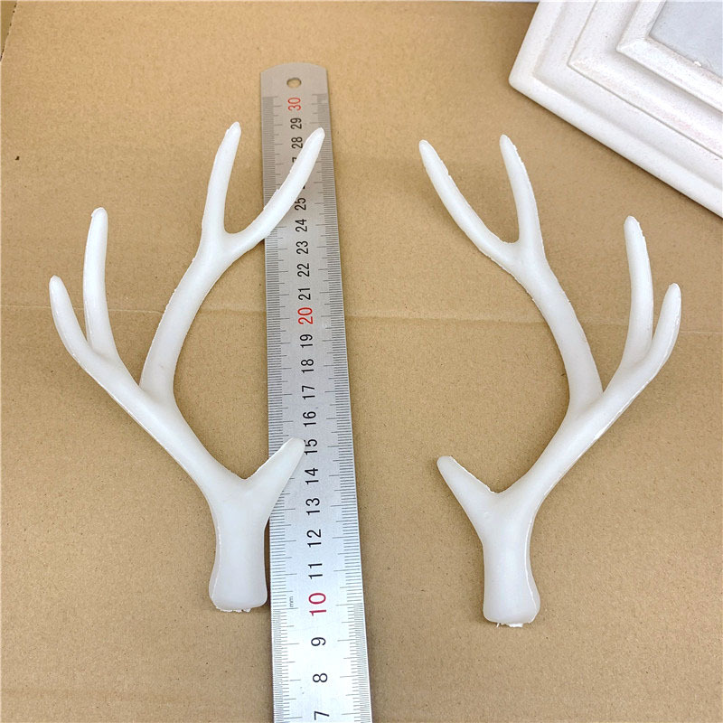 Simulation antlers Christmas decoration flocking antlers headwear diy accessories material hairband Carson female photography props