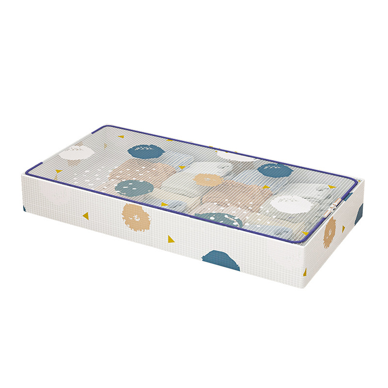 Bed bottom storage box bedroom clothes storage box storage box household clothes storage large capacity see-through storage