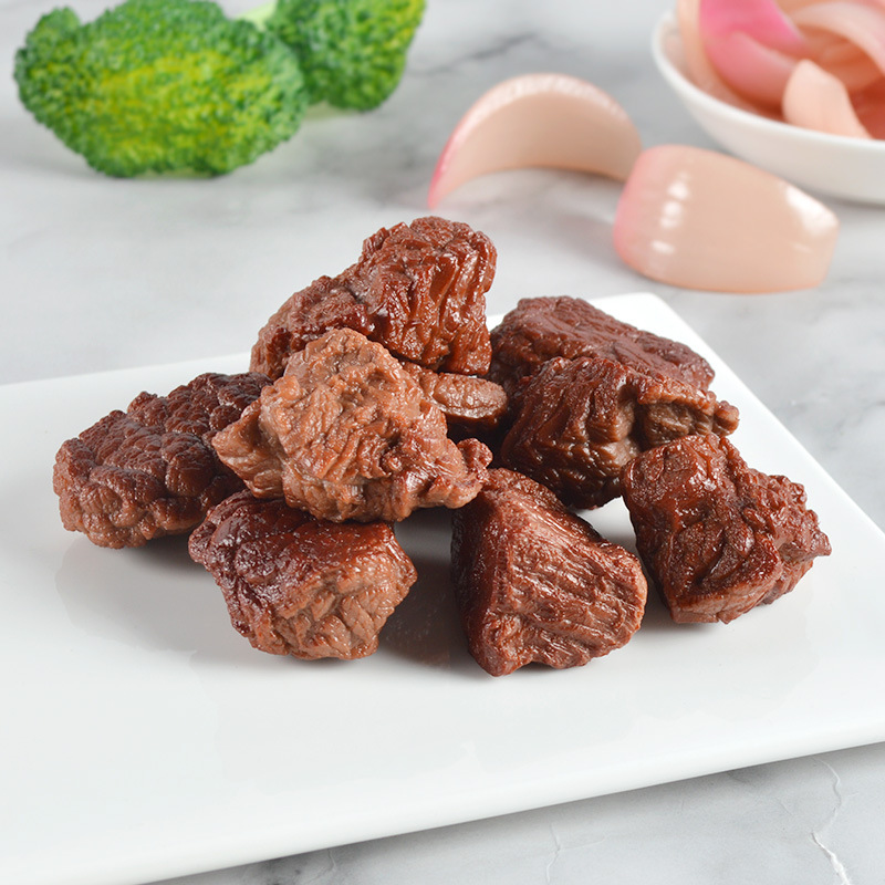 Promotion price! Simulation braised beef block food model simulation meat food play pendant play house toy