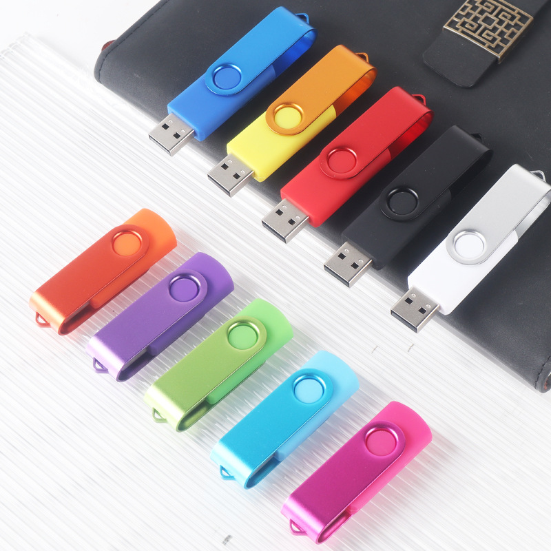 USB flash disk customized logo personalized rotating creative lettering 16G enterprise promotion business 64 exhibition advertising 32G gift