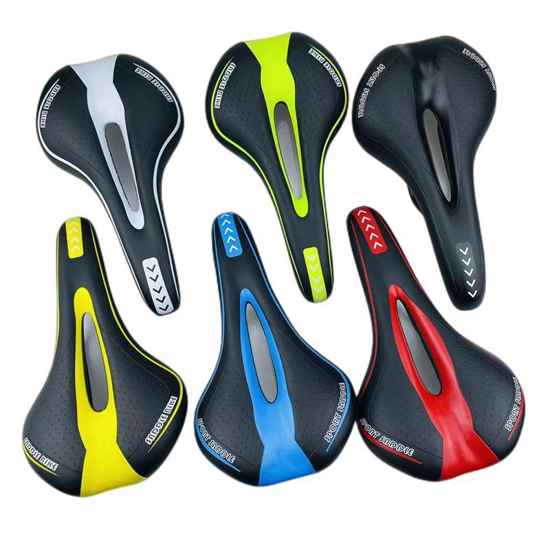 Mountain Bike Seat Cushion Bicycle Saddle Bicycle Seat Cushion Road Bike Saddle Comfortable Thickened Silicone Mesoporous Seat