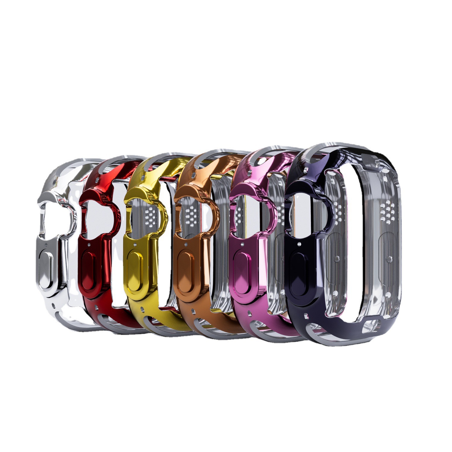 Applicable to Apple Watch Protective Case Apple 8 Watch Protective Plating All-inclusive watch7/6/5/4/3 Watch Case