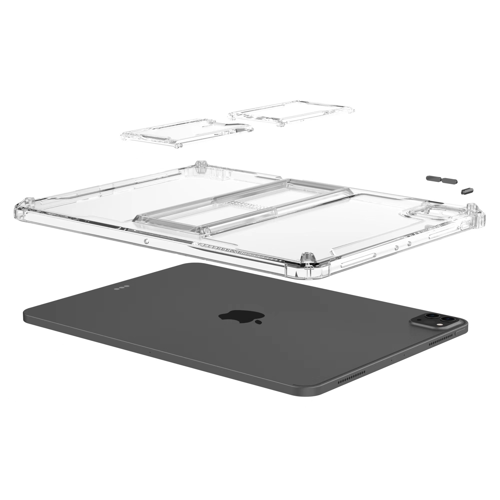 2022 New ipad protective case ipad10 bracket protective case 10.2 airbag anti-fall case 9.7 pen slot soft case