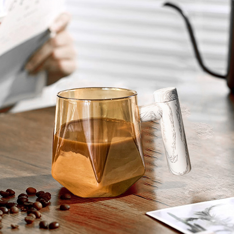 新款自动搅拌杯便携式咖啡电动搅拌杯办公室玻璃内胆马克杯批发