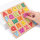 3d three-dimensional puzzle children's letters and numbers building blocks word matching hand grip panel educational toys cross-border hot sale