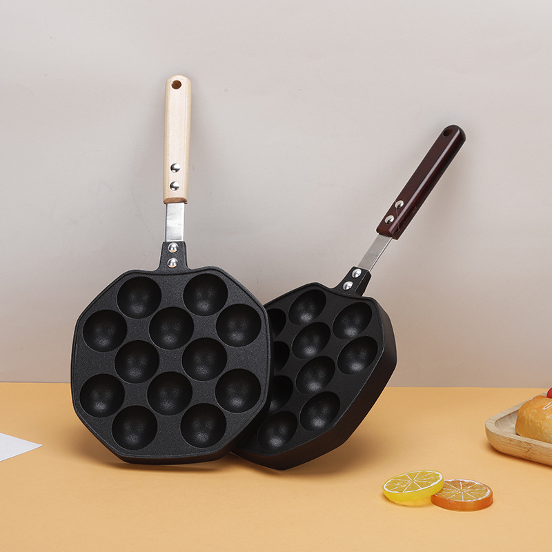 Octopus small meatballs baking pan fish balls quail egg baking pan baking pan Takoyaki small meatballs baking pan