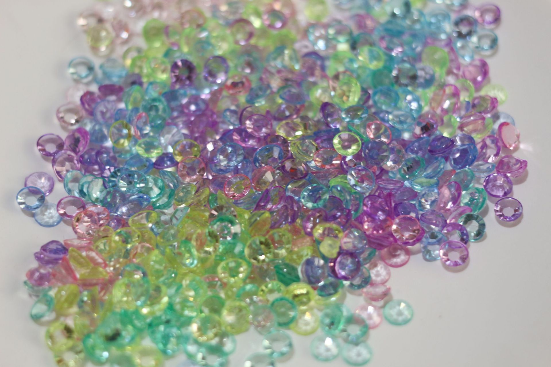 6mm flat diamond acrylic Diamond transparent nude Diamond wishing bottle nail beauty Live shop pot Goka epoxy filler diy
