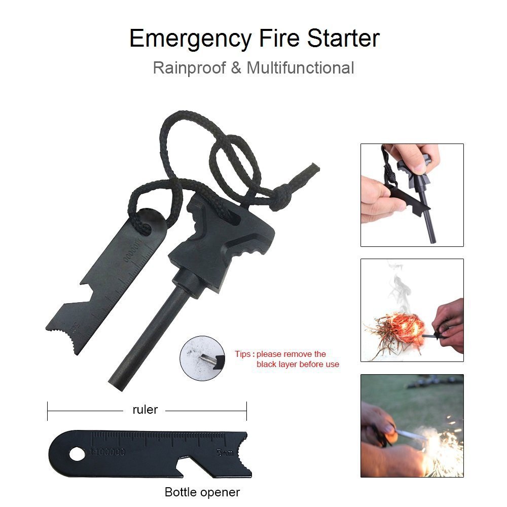 Cross-border camping car outdoor rescue treasure box survival tool set first aid box SOS emergency packaging spare parts