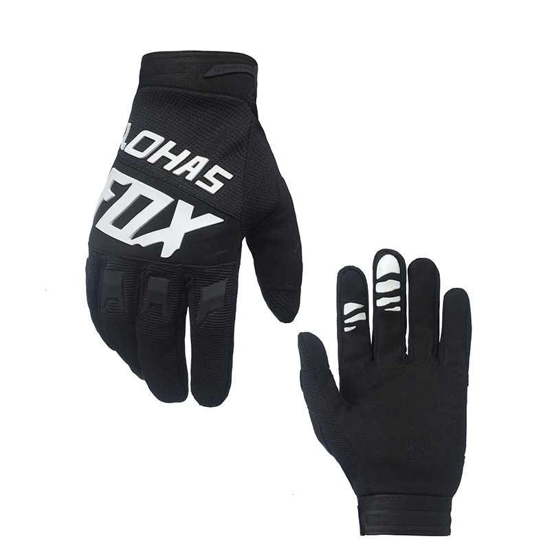 Mănuși antiderapante LOHASFOX cu ecran tactil cu 16 culori pentru sporturi în aer liber, motocross, cu degete lungi, rezistente la uzură_voghion.com