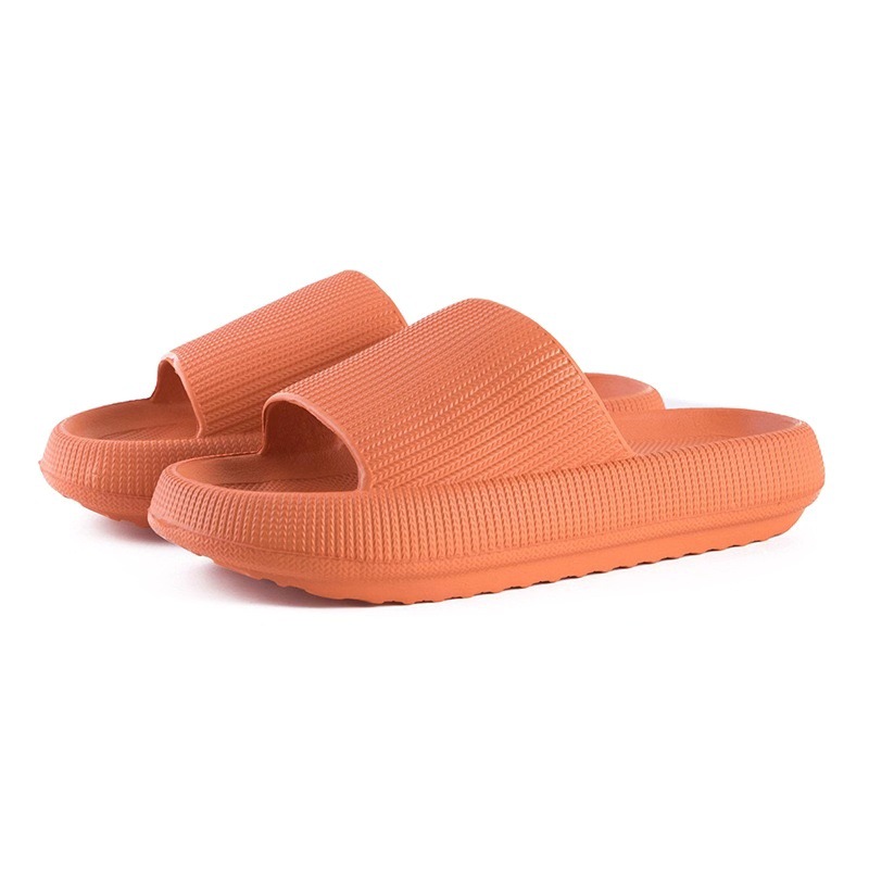 Feeling Slippers Women's Summer Outwear Home Dual-Use Couples Sandals Non-Slip Bathing Soft Bottom Beach Slippers for Men