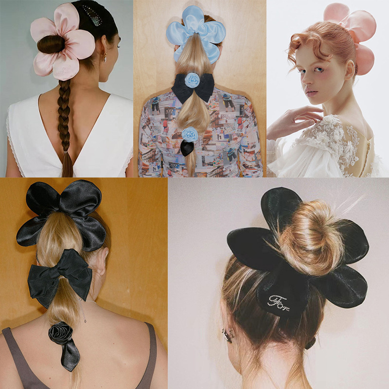 ヴィンテージ花柄ヘアクリップ - 美しいヘアアクセサリーエレガントなデザイン|undefined