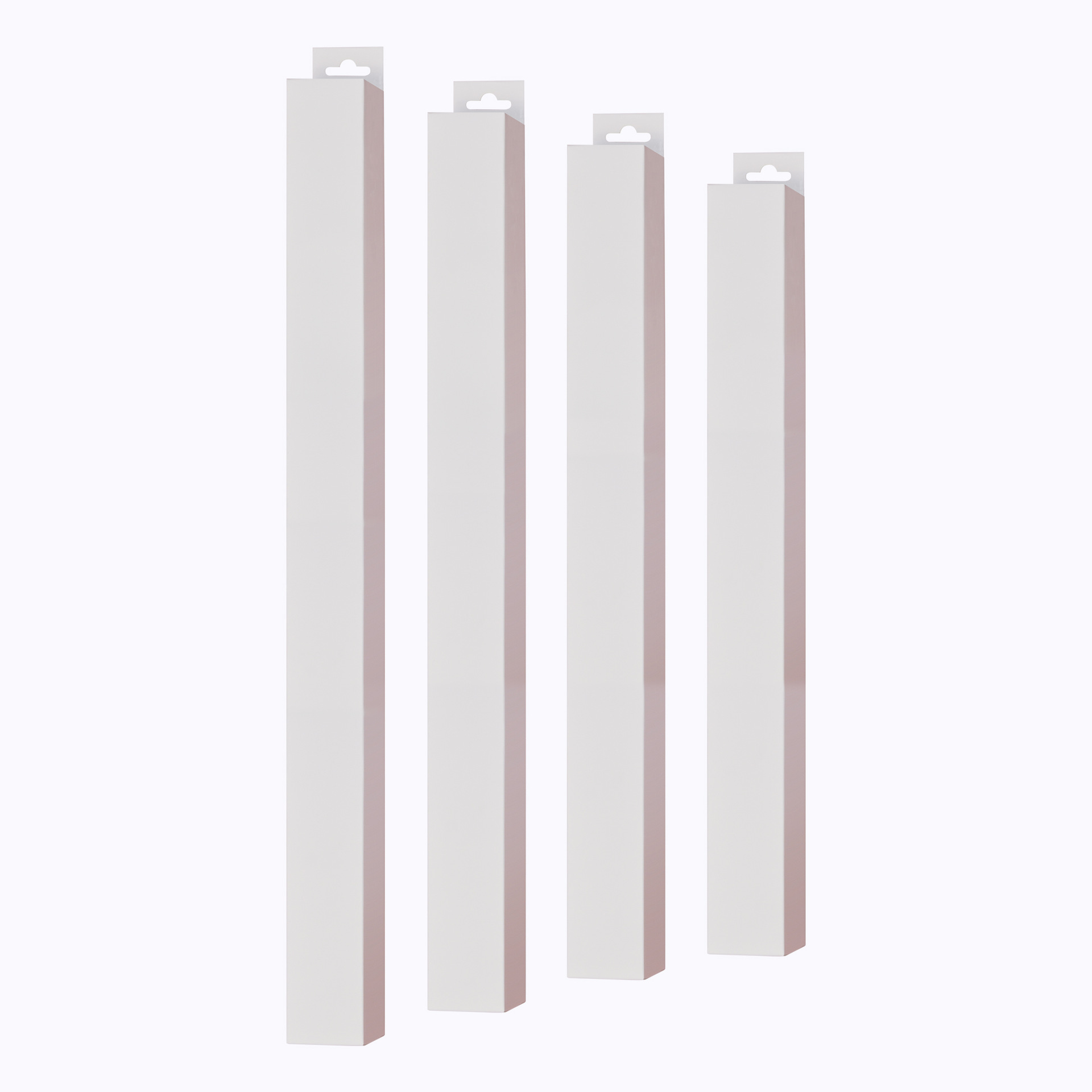 Factory spot wholesale wiper universal packaging box Foreign Trade white cardboard box long square white box spot logo