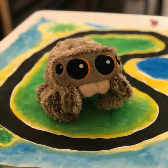 Spot Lucas Spider Lucas Spider Doll Children's Plush Toy Cute Crawler Doll