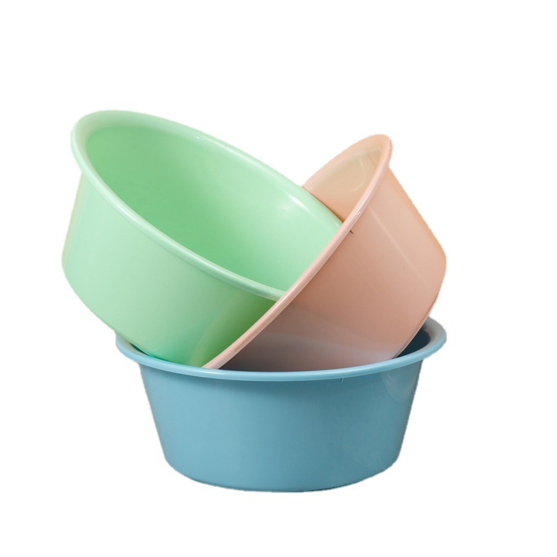 Washbasin thickened large plastic basin household drop-resistant washbasin student dormitory laundry foot basin vegetable basin direct supply