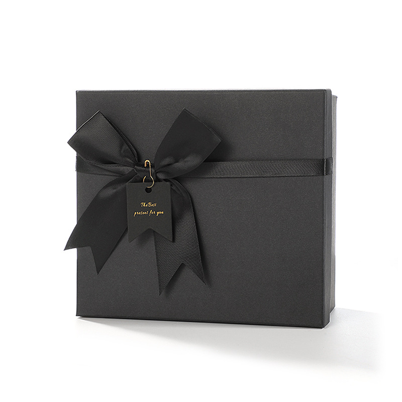 520 Gift Box Black Bow Gift Box Birthday Accompanying Gift Box Super Large Premium Packaging Box