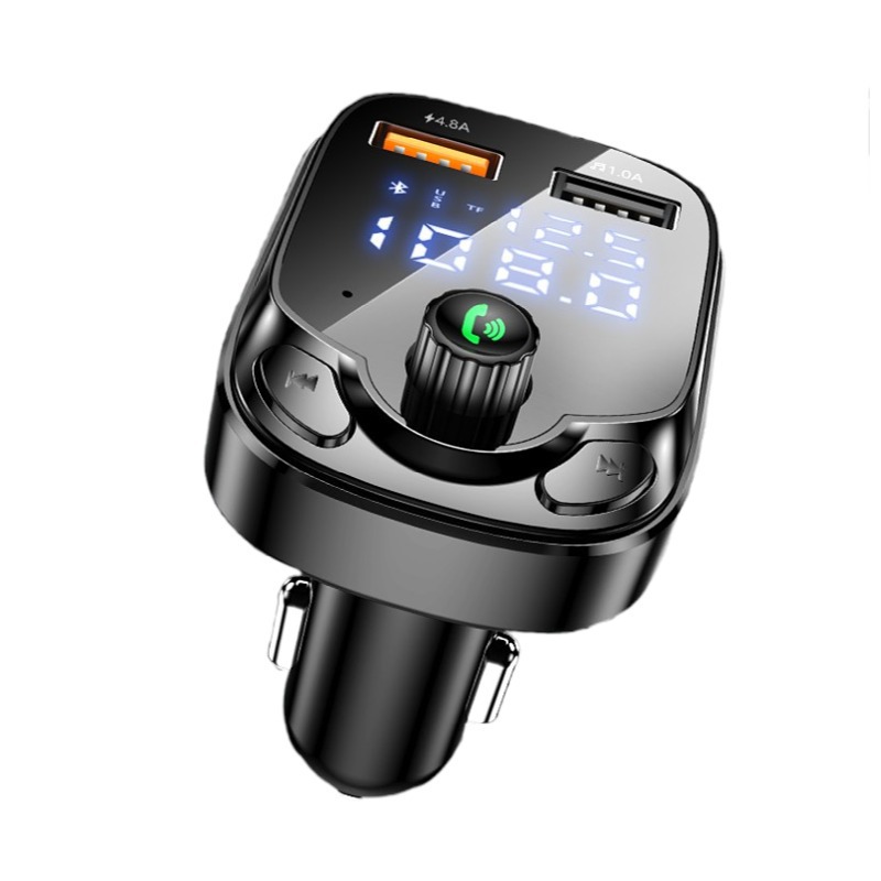 F55 multifunctional car Bluetooth charger player FM receiver usbPD fast charge monochrome car MP3