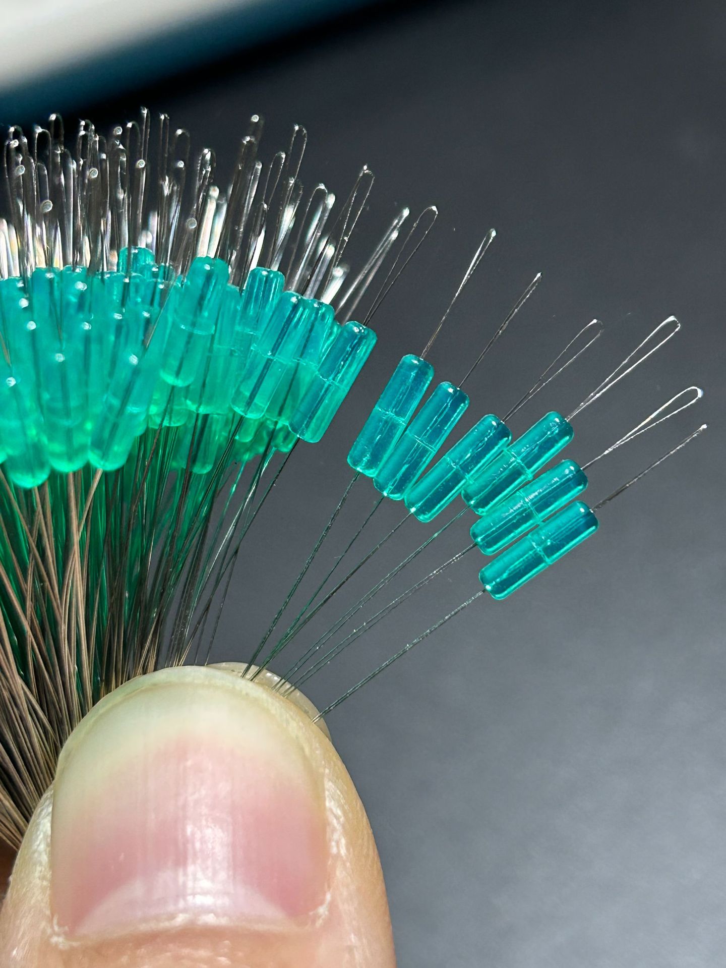 Silicone Space Bean 300/100 Bulk Reinforced High Permeable Ultra Tight Crystal Green Line Set Special Fishing Gear Wholesale
