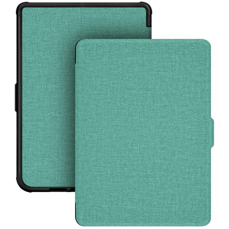Suitable for Kobo ClaraHD linen pattern hand holder protective cover 2018 kobo leather case Tolino shine3