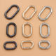 Runway ring spring ring oval denier ring zinc alloy special-shaped open ring luggage jewelry clothing hardware accessories