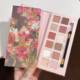 New 12-color Begonia flower oil painting style pink brown eyeshadow plate Matte Pearlescent fine Flash Earth color low saturation eyeshadow plate