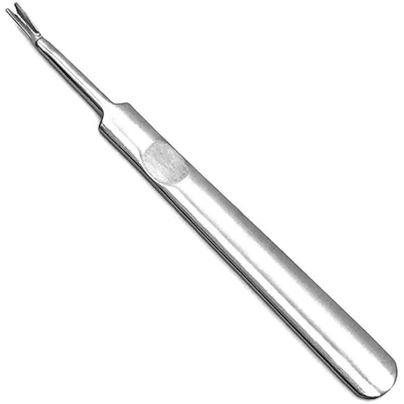 Stainless steel touch welding stun leather fork nail repair dead skin nail beauty tool calluses push knife big stone dead Skin Fork